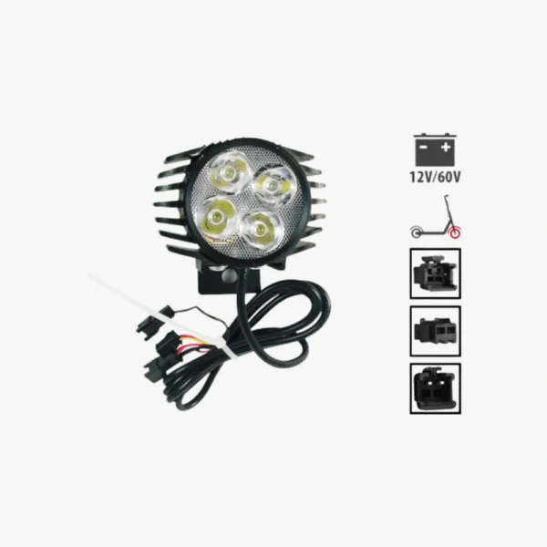 Lampe LED avant avec klaxon