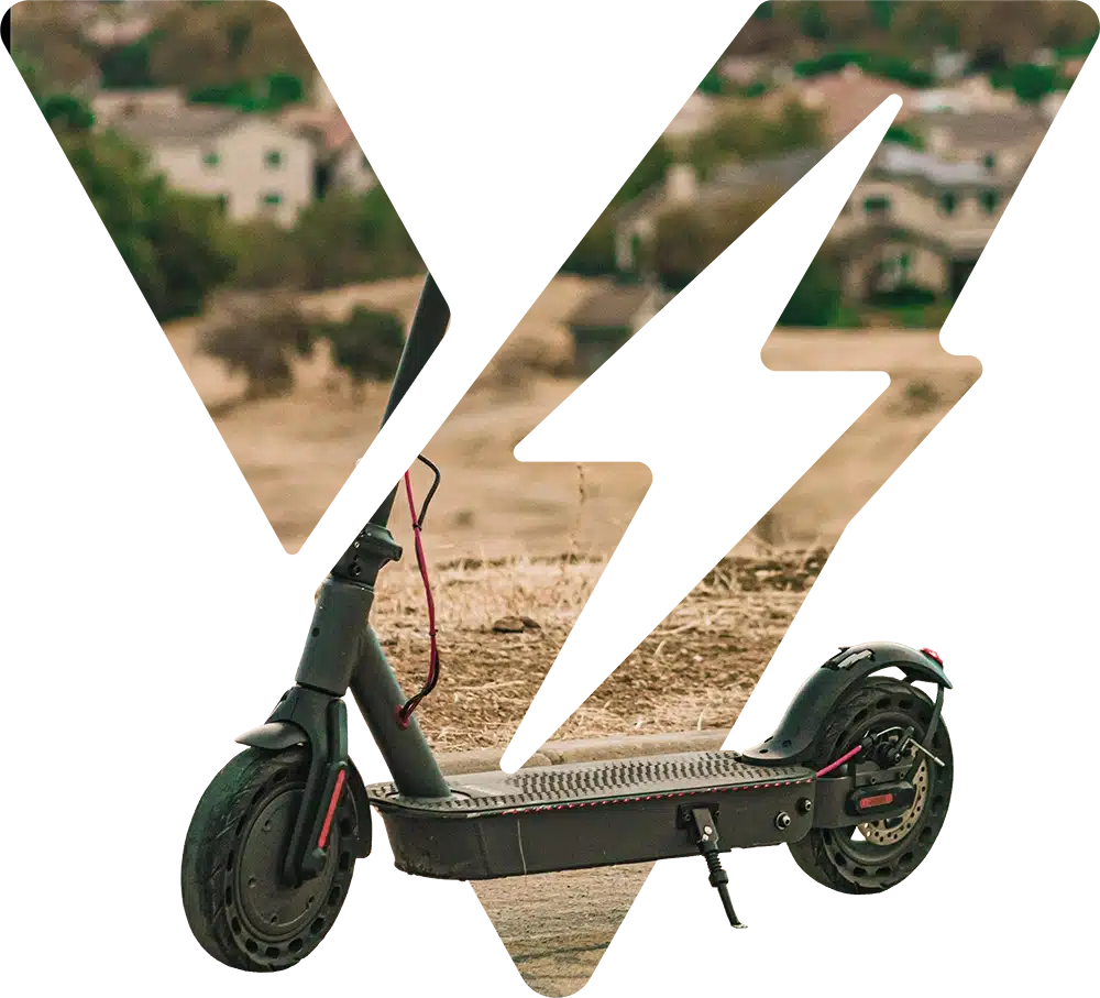 voltrix logo illustration trottinette