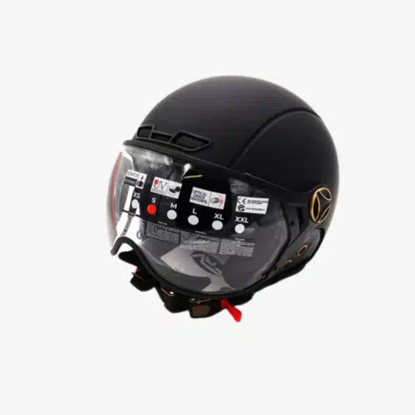 Casque Jet Noir Mat